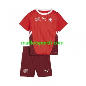 Maillot de Foot Suisse Enfant Domicile UEFA Euro 2024